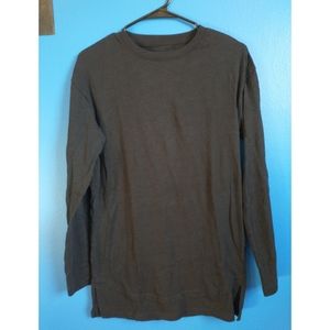 Original Use XS Black Long Line Shirt